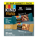 KIND Minis Gluten Free Nut Bar Variety Pack, 0.7 oz., 20 Bars/Box (PHW27964)
