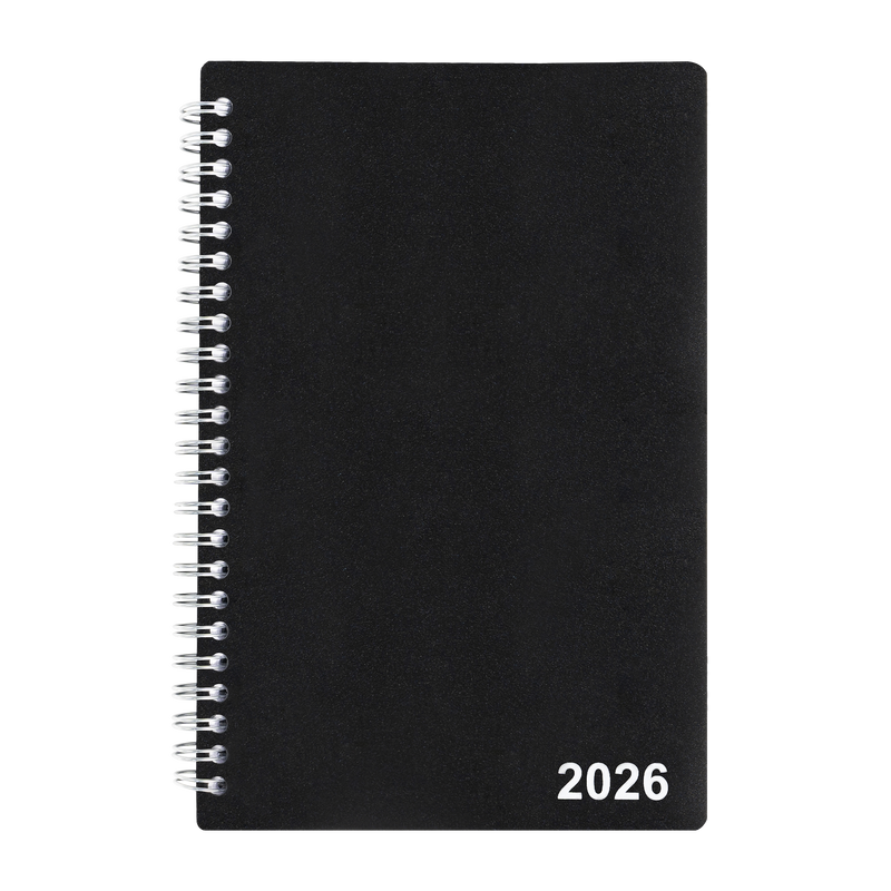 2026 Staples 5" x 8" Weekly & Monthly Planner, Black (ST21490-26)