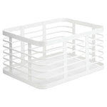 mDesign Steel Organizer, Matte White (25931)