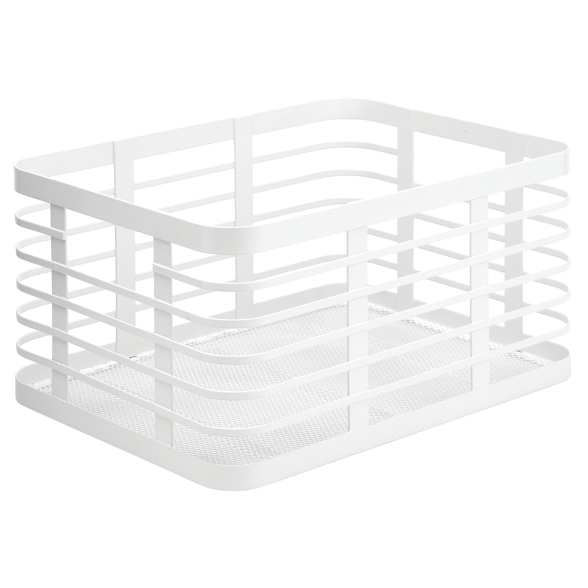 mDesign Steel Organizer, Matte White (25931)