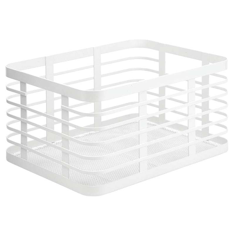 mDesign Steel Organizer, Matte White (25931)