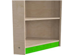 Flash Furniture Bright Beginnings Kids' 2-Tier Corner Kitchen Cabinet, Brown/Green (MK-ME03553-GG)