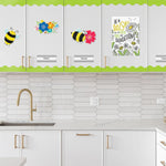 Creative Teaching Press Core Decor EZ Border, 3" x 2', Lime Wavy, 24/Pack, 3 Packs/Bundle (CTP11064-3)