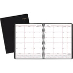 2026 AT-A-GLANCE 8" x 10" Calendar Year/Monthly Planner, Faux Leather Cover Black (70-130-05-26)