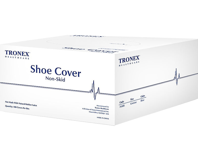 Tronex Water Resistant Shoe Cover, One Size, Blue, 100/Box, 3 Boxes/Pack (7610B)