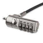 StarTech 4 Digit Combination Laptop/Desktop Security Cable Lock, 6.6 ft. (LTLOCK4D)