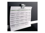 ACCO Square Magnetic Clip Large Bulldog Clips, 1 1/8" Capacity, Silver Chrome, 12/Box  (ACC72133)