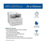 Brother Digital Color All-in-One Printer with Wireless Networking and Duplex Print, Scan, and Copy (MFCL8395CDW)