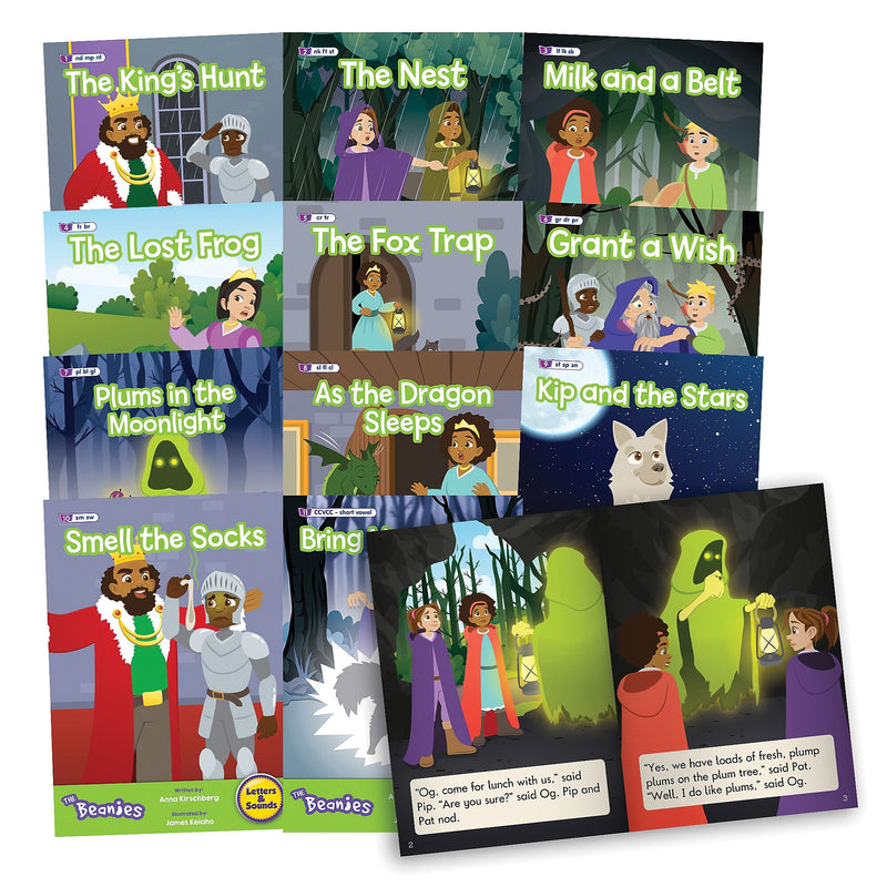 Beanstalk Books The Beanies Hi-Lo Diversity Decodables Phase 4 Set 2, 12/Set (JRLBB155)