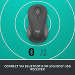Logitech Signature M550 Wireless Optical Mouse, Graphite (910-006781)