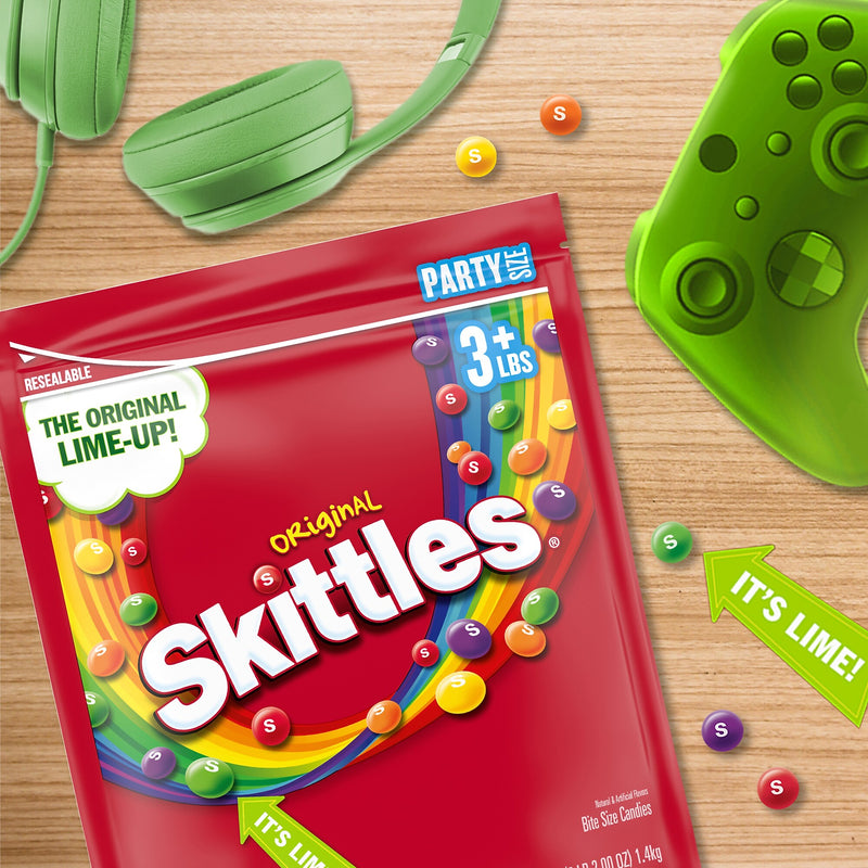 Skittles Original Fruity Candy, Assorted Flavors, 50 oz. (WMW28092)