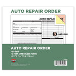 Cosco 3-Part Carbonless Auto Repair Order, 8.5" x 7.5", 50 Sets/Book (074035PK2)