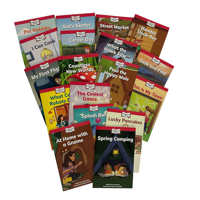Creative Teaching Sound-It-Out Decodable Readers Picture Book Set 2, 18 Books/Set