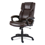 Alera Brosna Series Fixed Arm Leather Task Chair, Brown (ALEBRN42B59)