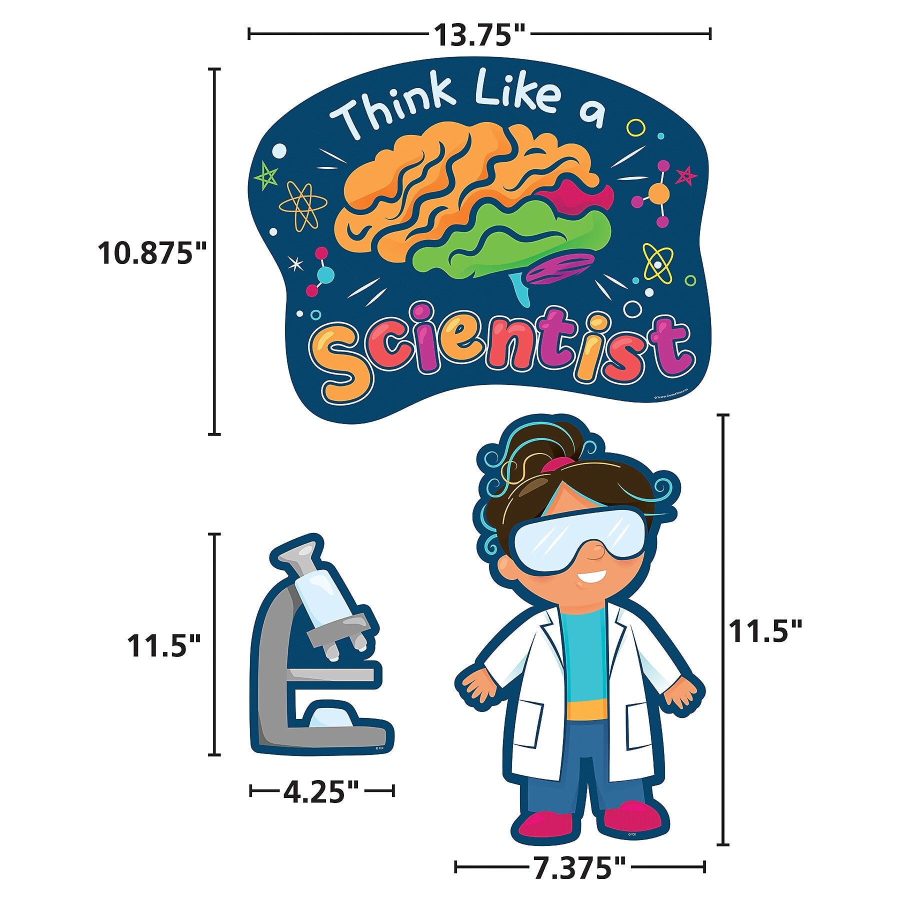 Teacher Created Resources Science Talk Bulletin Board Set, 60/Set (TCR6627)