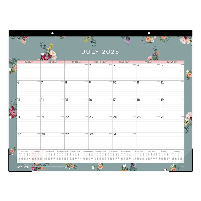 2025-2026 Blue Sky Greta 22" x 17" Academic Monthly Desk Pad Calendar (136476-A26)