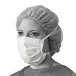 Medline Sensitive Skin Disposable ASTM Level 1 Surgical Face Masks, White, 300/Carton (NON27386)
