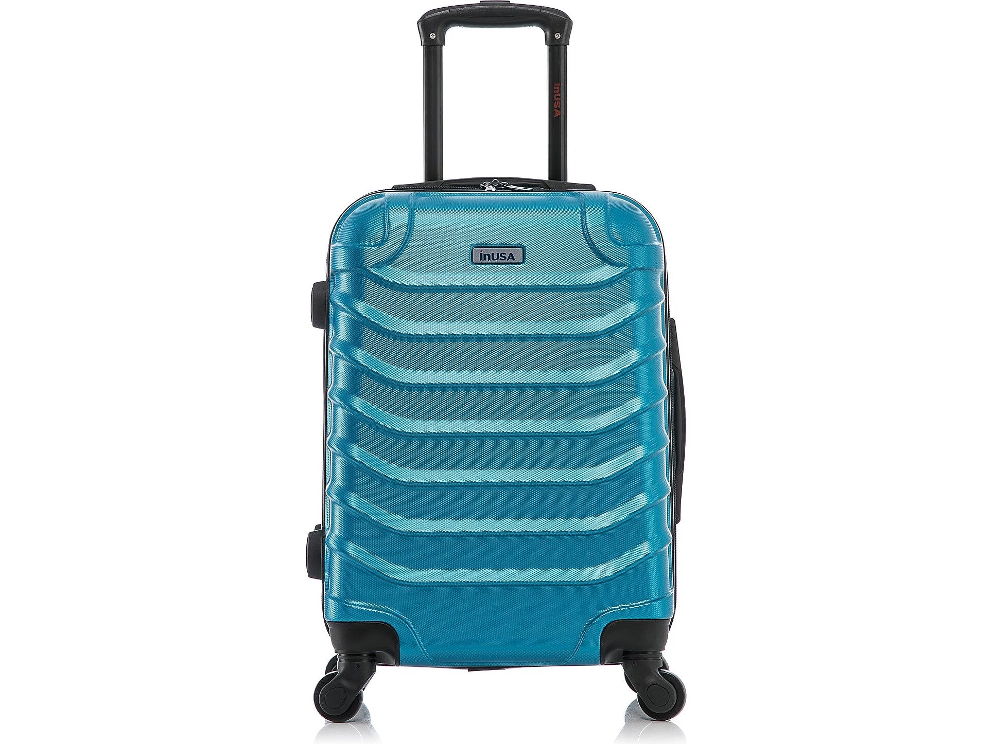 InUSA Endurance 24" Hardside Suitcase, 4-Wheeled Spinner, TSA Checkpoint Friendly, Teal (IUEND00M-TEA)