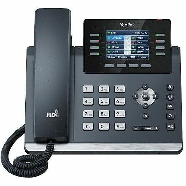 YeaLink SIP-T44W 12-Line VOIP Conference Speaker Phone, Gray (1301213)