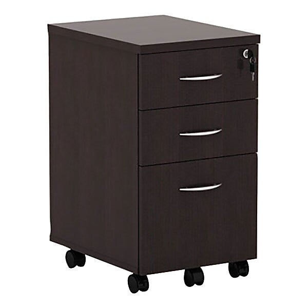 Alera Valencia Mobile Box Pedestal File, 15 7/8" x 20 1/2" x 28 3/8", Espresso