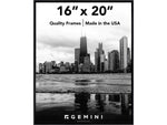 Gemini 16" x 20" Metal Picture Frame, Matte Black (GOEM-5-21)