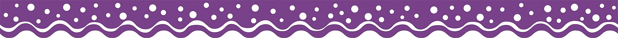 Barker Creek Double-Sided Scalloped Border, 36"' x 2.25", Happy Grape, 13/Pack (LL994)