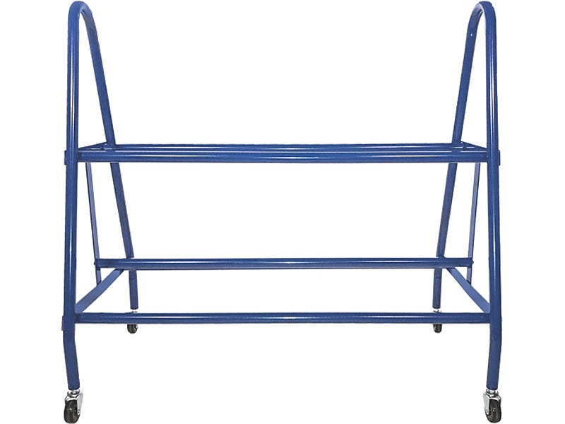 Champion Sports Deluxe Heavy-Duty Basketball Cart, Blue (BRC12)
