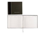 Rediform Visitor Book, 9.88" x 8.5", Black, 64 Sheets/Book (RED57802)