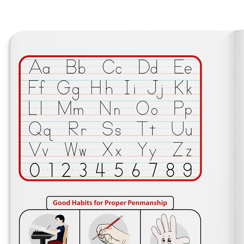 Staples 1-Subject Composition Notebooks, 7.5" x 9.75", Primary Ruled, 100 Sheets, Black/Red (42079C)