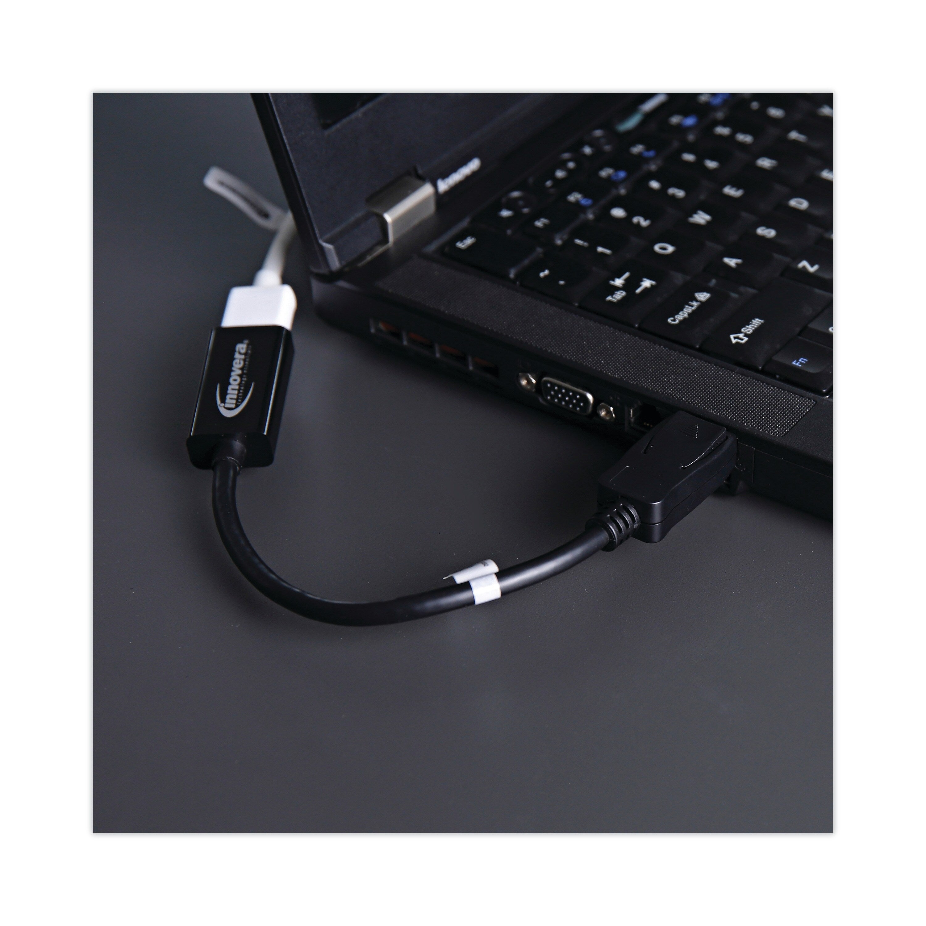 Innovera® Display Port-HDMI Adapter, Display Port; HDMI, 0.65 ft, Black