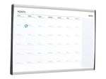Quartet Arc Magnetic Painted Steel Calendar Whiteboard, Aluminum Frame, 2.5' x 1.5' (ARCCP3018)