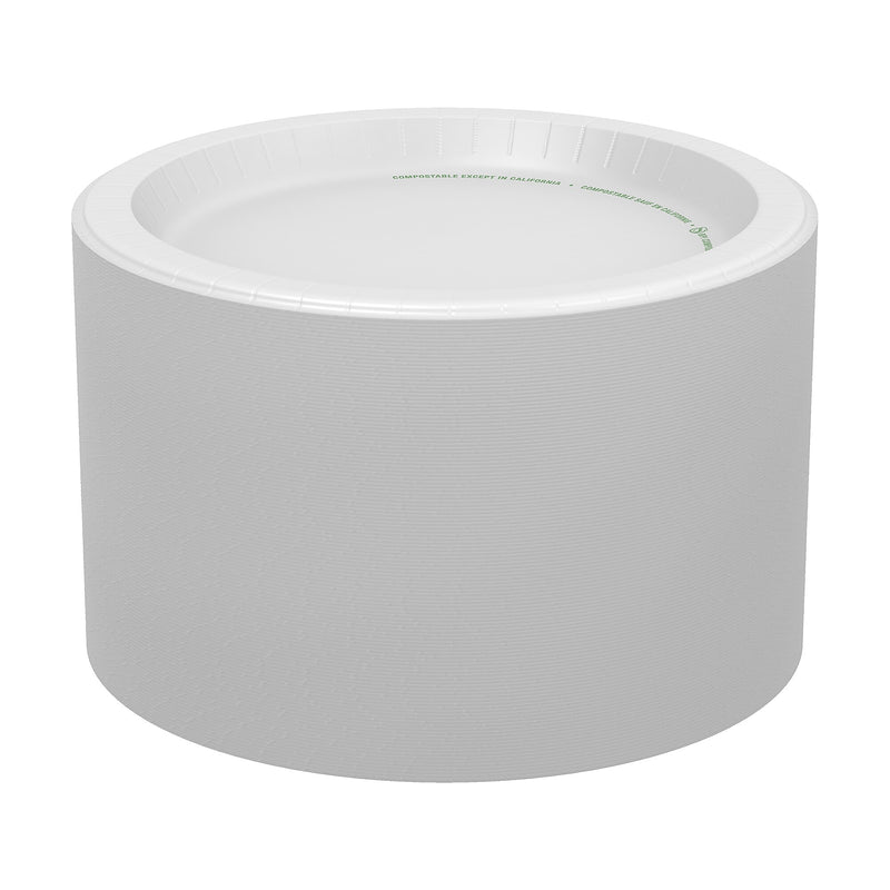 Dixie Ultra 10" Paper Plates, White, 125 Plates/Pack, 4 Packs/Carton (DIX SXP10W)