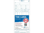 Pyramid Time Cards for 3800 Time Clock, 100/Pack (3800-10)