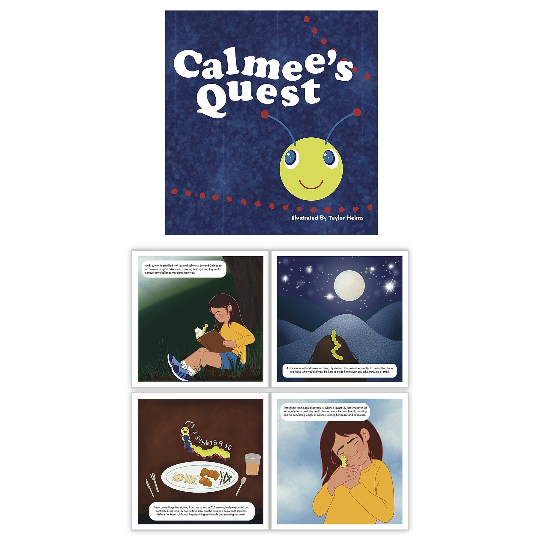 The Calm Caterpillar Calmee the Caterpillar & Calmee's Quest Board Book (CCJCALMEESET3)
