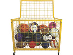 Champion Sports Lockable Ball Storage Locker, Yellow (LRCL)
