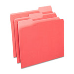 Staples File Folders, 1/3-Cut Tab, Letter Size, Red, 24/Pack (ST13846-CC)