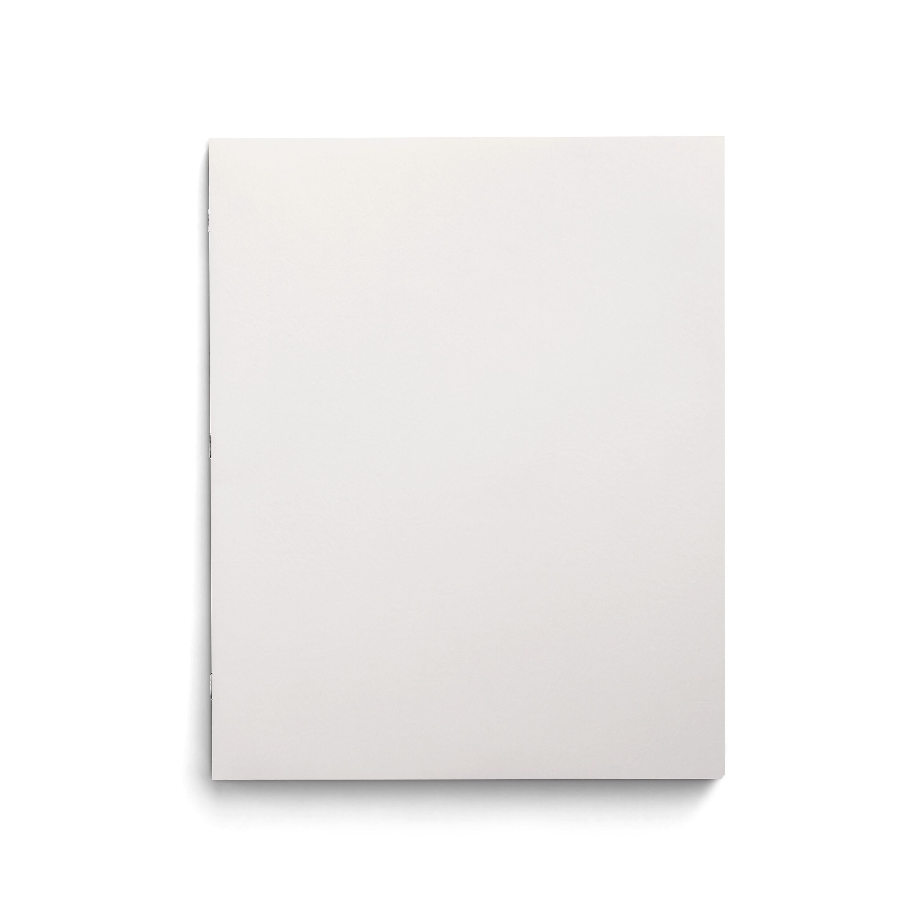 Staples Smooth 2-Pocket Paper Folder with Fasteners, White, 25/Box (50778/27545-CC)