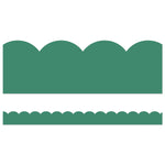 Carson Dellosa Education Grow Together Scalloped Borders, 3"x 3', Jade Green, 6/Bundle (CD-108489-6)