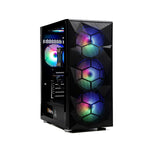 Skytech Gaming Storm Desktop Computer, AMD Ryzen 5 5600G, 16GB RAM, 1TB SSD, Intel Arc A380 6GB Graphics, Windows 11, Black