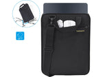 TechProtectus 9.7"-12" Water Resistant Vertical Laptop Sleeve, Shock-Absorbing, Black (TP-BK-VR11)