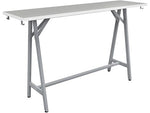 Safco Spark Teaming Table, 20" x 72", Fashion Gray (SPK7220SLFNGY)
