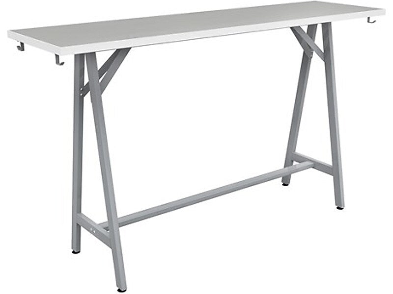Safco Spark Teaming Table, 20" x 72", Fashion Gray (SPK7220SLFNGY)