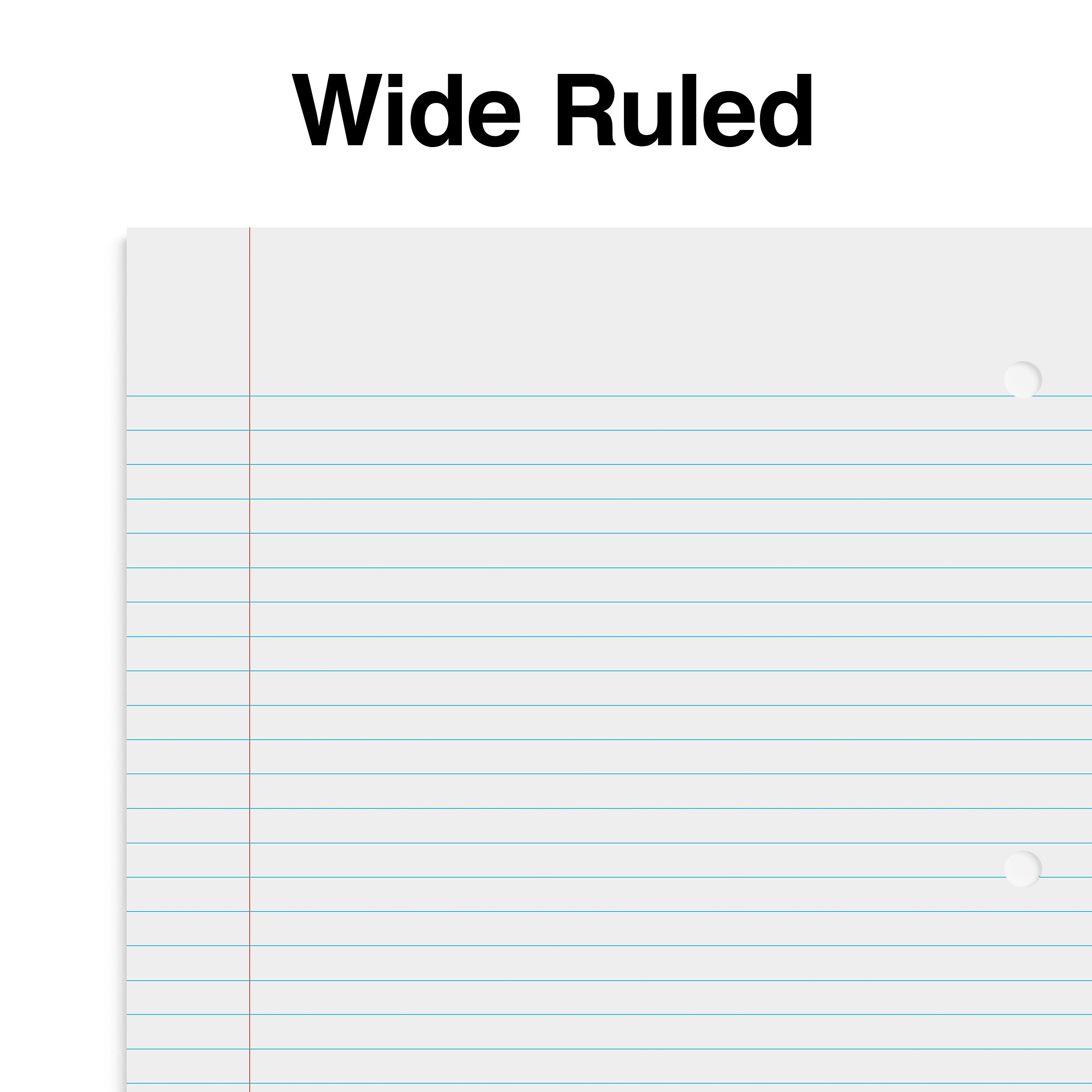 Staples 1-Subject Notebook, 8" x 10.5", Wide Ruled, 70 Sheets, Green (ST24006C)