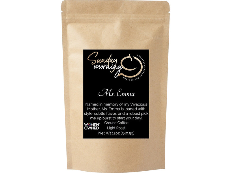 Sunday Morning Coffee  Ms. Emma, Light Roast, 12 oz. (E0-KD60-QDK2)