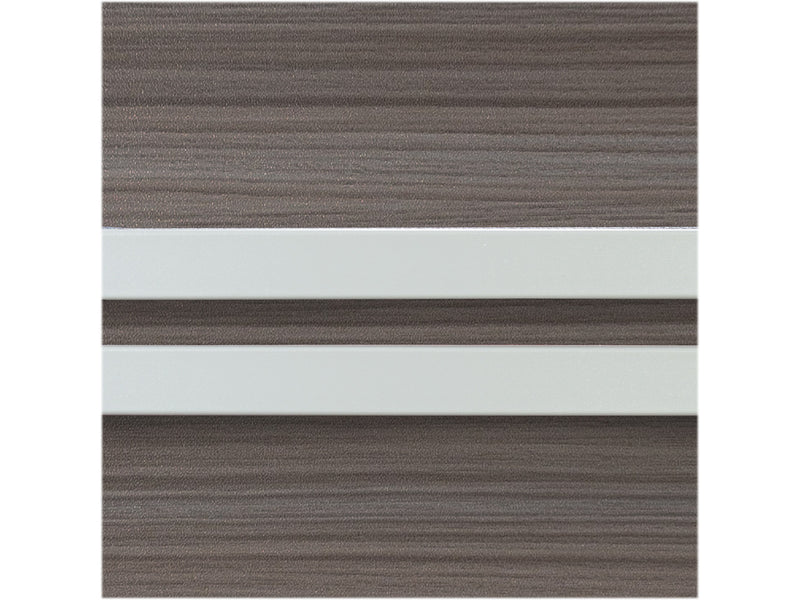 Regency Marque 124.5"W Curved Reception Desk Workstation, Driftwood Gray (77292GY)