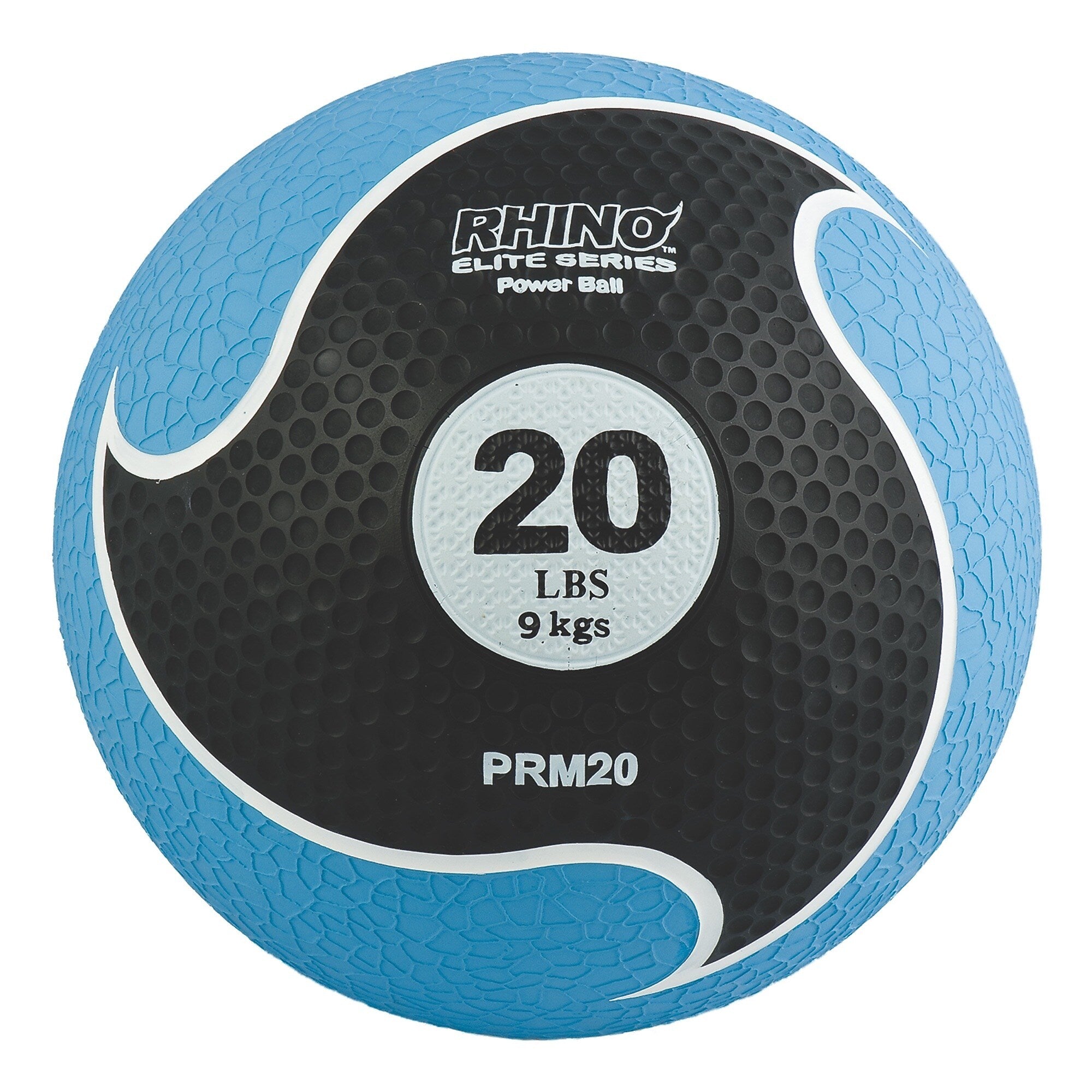 Champion Sports 20 lbs. Rhino Elite Medicine Ball, Blue (CHMP702)