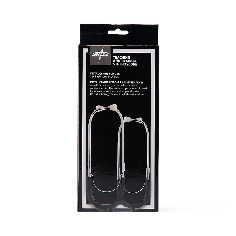 Medline Teaching and Training Stethoscope, Two Binaurals (MDS9750)
