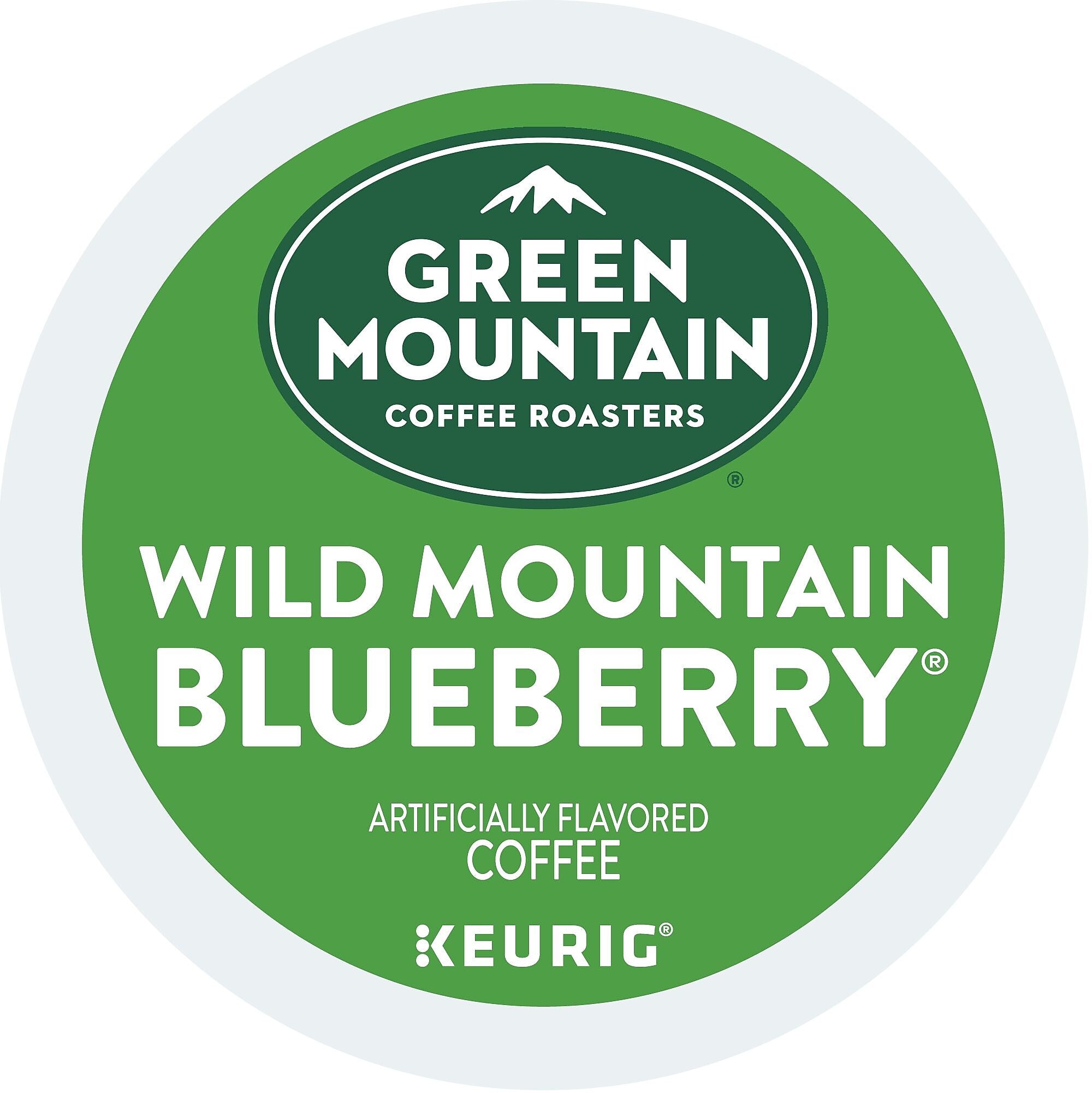 Green Mountain Wild Mountain Blueberry Coffee Keurig® K-Cup® Pods, Light Roast, 24/Box (6783)