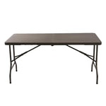 AbilityOne SKILCRAFT 30"W x 60"D Folding Table, Charcoal Gray (7110-01-702-5675)
