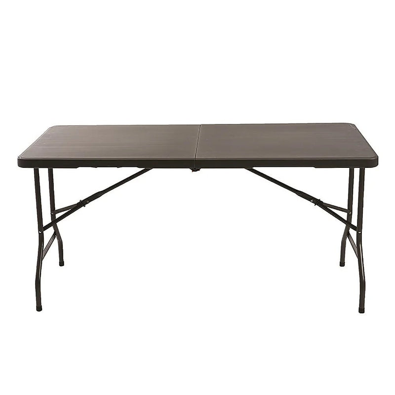 AbilityOne SKILCRAFT 30"W x 60"D Folding Table, Charcoal Gray (7110-01-702-5675)